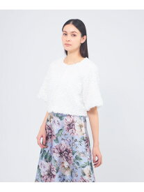【EPOCA STORIA】フリルショートジャケット《WEB&EPOCA THE SHOP店舗限定》 EPOCA エポカ ジャケット・アウター ノーカラージャケット ホワイト【送料無料】[Rakuten Fashion]