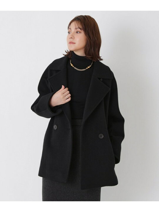 楽天市場】【SALE／40%OFF】リーラ エアリーウールショートコート 