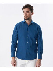 ドビーストレッチシャツ EPOCA UOMO エポカ トップス シャツ・ブラウス ネイビー ブルー グレー【送料無料】[Rakuten Fashion]