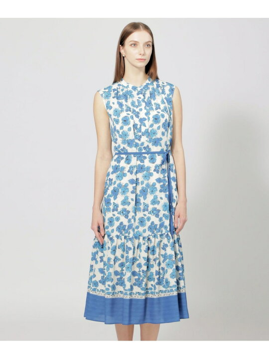 楽天市場】【SALE／50%OFF】フラワーパネルプリント サックドレス  