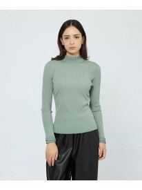 【SALE／40%OFF】ワイドリブニット EPOCA エポカ トップス ニット ホワイト グリーン【RBA_E】【送料無料】[Rakuten Fashion]