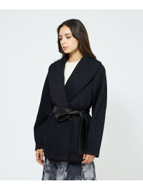 【SALE／40%OFF】ウールダンボール ショールカラーコート EPOCA エポカ ジャケット・アウター その他のジャケット・アウター ホワイト ネイビー【RBA_E】【送料無料】[Rakuten Fashion]