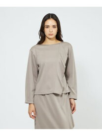 【SALE／60%OFF】ウールモックロディ フリルブラウス EPOCA エポカ トップス シャツ・ブラウス ベージュ ネイビー【RBA_E】【送料無料】[Rakuten Fashion]