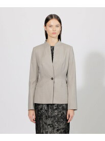 【SALE／70%OFF】【EPOCA DI BASE】 コンパクトウールフラノ スタンドカラージャケット 《WEB&一部店舗限定》 EPOCA エポカ ジャケット・アウター その他のジャケット・アウター グレー ベージュ【RBA_E】【送料無料】[Rakuten Fashion]