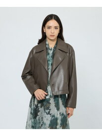 【SALE／60%OFF】シンセティックレザー ライトジャケット EPOCA エポカ ジャケット・アウター その他のジャケット・アウター カーキグリーン【RBA_E】【送料無料】[Rakuten Fashion]
