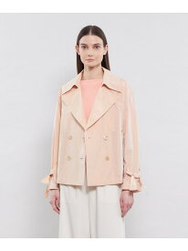 【SALE／70%OFF】ライトメモリータフタ ショートトレンチコート EPOCA エポカ ジャケット・アウター トレンチコート ベージュ ネイビー ピンク【RBA_E】【送料無料】[Rakuten Fashion]