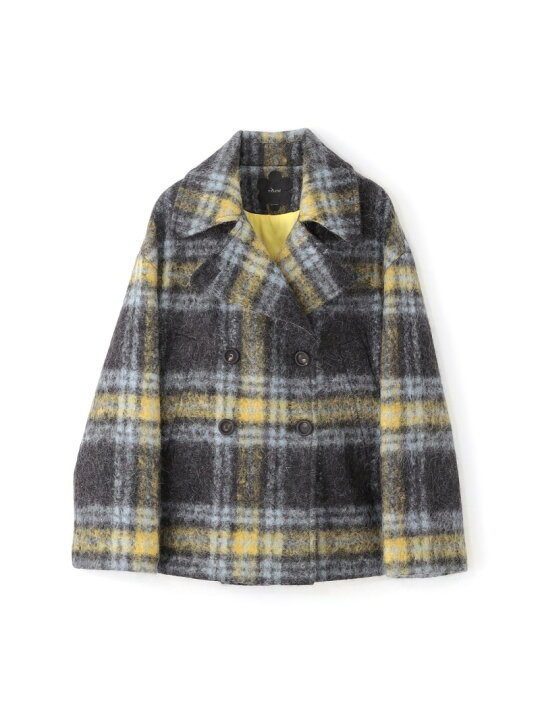 楽天市場】【SALE／30%OFF】【MOUCHE】カラーチェックコート 