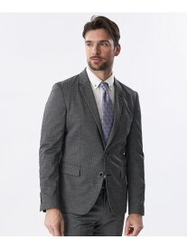 【セットアップ対応】ヘリンボーンジャージージャケット EPOCA UOMO エポカ ジャケット・アウター テーラードジャケット・ブレザー ネイビー グレー【送料無料】[Rakuten Fashion]