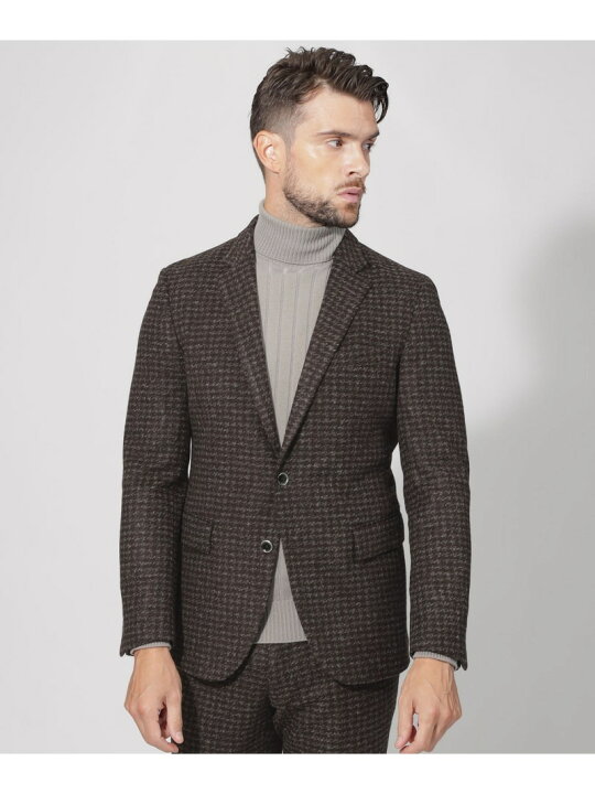 楽天市場】【SALE／60%OFF】千鳥格子ニットジャケット EPOCA UOMO  