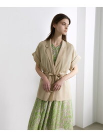 【SALE／55%OFF】トリアセライトメッシュ ショートスリーブジャケット EPOCA エポカ ジャケット・アウター テーラードジャケット・ブレザー ベージュ【RBA_E】【送料無料】[Rakuten Fashion]