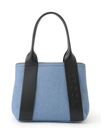 ベルテッドデニムトートバッグ EPOCA エポカ バッグ トートバッグ ブルー【送料無料】[Rakuten Fashion]