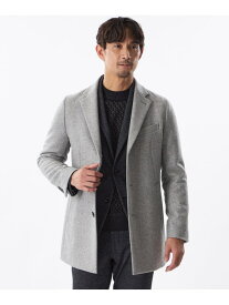 【SALE／30%OFF】ミドルウールチェスターコート EPOCA UOMO エポカ ジャケット・アウター チェスターコート グレー ブラック【RBA_E】【送料無料】[Rakuten Fashion]