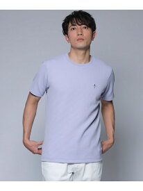 【SALE／35%OFF】*Safari5月号掲載*ウェーブワッフルカットソー EPOCA UOMO エポカ トップス カットソー・Tシャツ ホワイト ブラック ピンク ブルー パープル【RBA_E】【送料無料】[Rakuten Fashion]