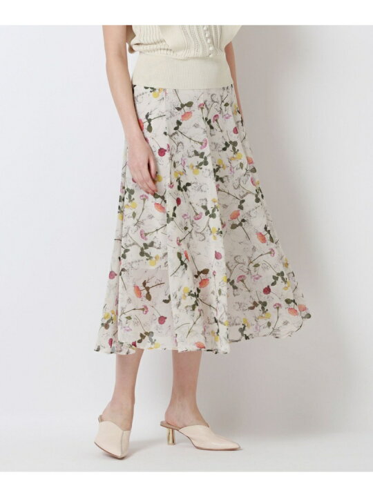 楽天市場】【SALE／30%OFF】ラスティックフラワー フレアスカート  