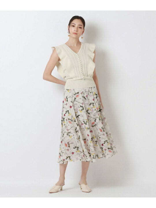 楽天市場】【SALE／30%OFF】ラスティックフラワー フレアスカート  