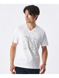 【SALE／20%OFF】スパンコールランダムラインカットソー EPOCA UOMO エポカ トップス カットソー・Tシャツ ブラック ホワイト【RBA_E】【送料無料】[Rakuten Fashion]