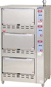 マルゼンガス立体自動炊飯器(スタンダード)型式:MRC-S3D寸法:幅750mm 奥行700mm 高さ1350mm送料:無料 (メーカーより)直送保証:メーカー保証付炊飯能力:7.5kg(5升)×3段