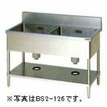 楽天市場】東製作所 アズマ 業務用二槽シンク HP2-1200 1200×600×800 