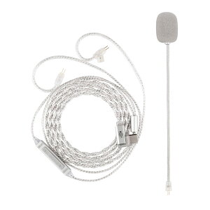 Kiwi Ears S-Link Type-C 0.78mm IEM�Ή� �Q�[�~���O�����}�C�N�t���P�[�u�� �⃁�b�L���_�f���_�u������A�b�v�O���[�h�� �C���z�� Type-C�v���O �}�C�N�t�� DAC�f�R�[�_�`�b�v���� ���܂�ɂ����݌v 