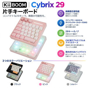 �y���������z KiiBOOM Cybrix 29 �Ў�L�[�{�[�h �����Ή��L���Q�[�~���O�L�[�{�[�h 8KHz�|�[�����O �A���~�j�E�� �A�N�����J�X�^���L�[�{�[�h 3�̃v���O���}�u���m�u ���C�X�C�b�` �����\�A