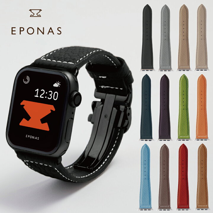 楽天市場】アップルウォッチ ベルト 本革 レザーベルト バンド D  