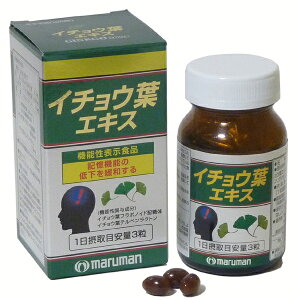 イチョウ葉エキス(100粒) マルマン サプリメント うっかり 必須脂肪酸 サプリ 生活習慣 ギフト プレゼント 包装ラッピング可(有料)