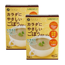 （送料無料・メール便）ファイン カラダにやさしいごぼうスープ LOHASOUP（ロハスープ）(2箱セット)1000円ポッキリ (箱から出してメール便) サプリメント 健康維持 サプリ 生活習慣