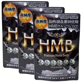 （送料無料・メール便）HMBプラチナメタルボディ(3袋セット) ミナミヘルシーフーズ サプリメント 健康維持 サプリ 生活習慣