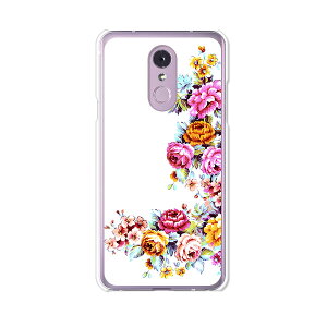 LG Q Stylus 801LG/LM-Q710XM���� �P�[�X/�J�o�[ �y�����|�C���gFLOWER �N���A�P�[�X�f�ށzLG Q�X�^�C���X �J�o�[ LMQ710XM ���C���o�C�� �y�V���o�C�� LGQStylus
