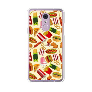 LG Q Stylus 801LG/LM-Q710XM���� �P�[�X/�J�o�[ �yBurger �N���A�P�[�X�f�ށzLG Q�X�^�C���X �J�o�[ LMQ710XM ���C���o�C�� �y�V���o�C�� LGQStylus