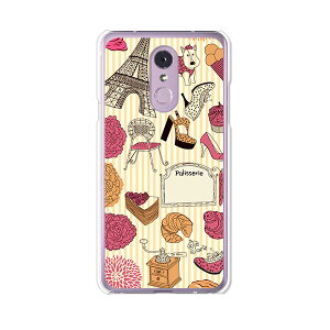 LG Q Stylus 801LG/LM-Q710XM���� �P�[�X/�J�o�[ �yPARIS�X�g���C�v �N���A�P�[�X�f�ށzLG Q�X�^�C���X �J�o�[ LMQ710XM ���C���o�C�� �y�V���o�C�� LGQStylus