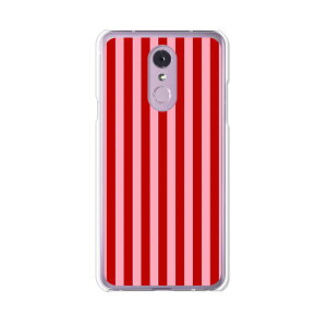 LG Q Stylus 801LG/LM-Q710XM���� �P�[�X/�J�o�[ �y���b�h�X�g���C�v �N���A�P�[�X�f�ށzLG Q�X�^�C���X �J�o�[ LMQ710XM ���C���o�C�� �y�V���o�C�� LGQStylus