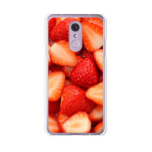 LG Q Stylus 801LG/LM-Q710XM���� �P�[�X/�J�o�[ �yStrawberry �N���A�P�[�X�f�ށzLG Q�X�^�C���X �J�o�[ LMQ710XM ���C���o�C�� �y�V���o�C�� LGQStylus