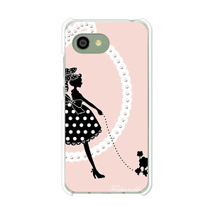 AQUOS R2 compact 803SH/SH-M09 ���� �P�[�X/�J�o�[ �yGirl and Dog �N���A�P�[�X�f�ށzaquosr2compact803sh �J�o�[ �A�N�I�X SHM09 �\�t�g�o���N �y�V���o�C�� mineo