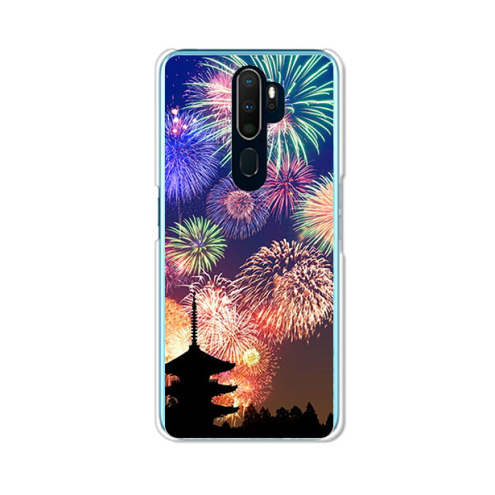楽天市場】OPPO A5 2020 ケース/カバー 【花火：夏の寺 クリアケース 