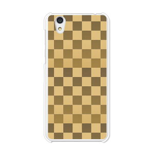 Android One S3/AQUOS sense basic 702SH共通 カバー/ケース シリコンケースよりもコシがありゴミがつきにくいTPUカバー 【ブラウンチェック TPUソフトケース】アンドロイド ワン アクオス スマホケース