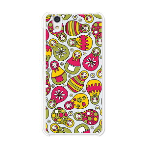 Android One S3/AQUOS sense basic 702SH共通 カバー/ケース シリコンケースよりもコシがありゴミがつきにくいTPUカバー 【POPマトリョーシカ TPUソフトケース】アンドロイド ワン アクオス スマホケース