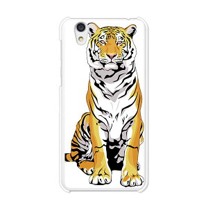 Android One S3/AQUOS sense basic 702SH共通 ケース/カバー 【虎 クリアケース素材】アンドロイド ワン androidone s3 カバー アクオスセンスベーシック702SH スマホケース ハードケース