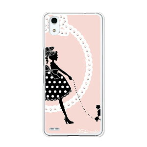 Android One X3 �P�[�X/�J�o�[ �yGirl and Dog �N���A�P�[�X�f�ށzAndroid One X3 �J�o�[ �A���h���C�h���� X3 Ymobile ���C���o�C�� �J�o�[