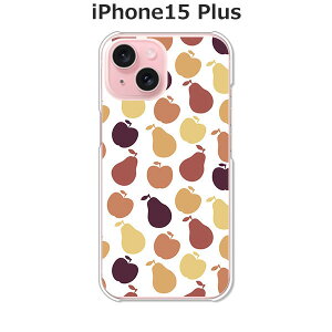 iPhone15 Plus ケース/カバー 【梨ドット クリアケース素材】APPLE iphone15plusケース iPhone15 Plusカバー アイフォン15プラスケース スマホケース 携帯ケース 携帯カバー
