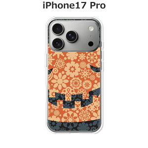 iPhone17 Pro ケース/カバー 【ハロウィンかぼちゃ クリアケース素材】アイフォン17プロ ハードケース iPhone 17 Pro スマホケース ドコモ au ソフトバンク 楽天モバイル 等 携帯ケース 携帯カバー ip