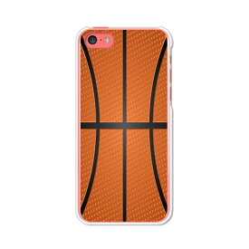 送料無料 iPhone5C アイフォン5C ケース/カバー 【Basketball クリアケース素材】iPhone5C専用 クリアハードケース ジャケット
