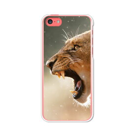 送料無料 iPhone5C アイフォン5C ケース/カバー 【LION クリアケース素材】iPhone5C専用 クリアハードケース ジャケット