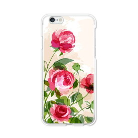 送料無料 iPhone6 Plus / iPhone6s Plus 5.5インチ ケース/カバー 【薔薇絵画 クリアケース素材】アイフォン6 プラス iPhone6 Plus / iPhone6s Plus ジャケット Apple docomo au softbank