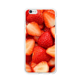 送料無料 iPhone6 アイフォン ケース/カバー 【Strawberry クリアケース素材】iPhone6 ジャケット Apple au softbank docomo