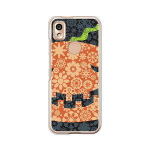 あんしんスマホKY-51B ケース/カバー 【ハロウィンかぼちゃ クリアケース素材】あんしんスマホky51bケース ドコモ 安心スマホKY-51B スマホケース 携帯ケース