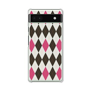 Google Pixel6a ケース/カバー 【アーガイル クリアケース素材】グーグルピクセル6a Google Pixel 6a スマホケース 携帯ケース 携帯カバー