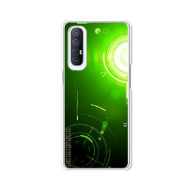 OPPO Reno3 5G ケース/カバー 【エレクティカGreen クリアケース素材】ソフトバンク専用 OPPOreno35gハードケース オッポリノ35Gカバー スマホケース オッポレノ3 5G 携帯ケース 携帯カバー SoftBank