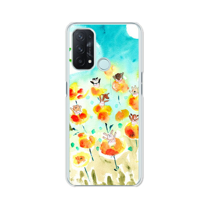 楽天市場】OPPO Reno5 A ケース/カバー 【Happy! クリアケース素材 