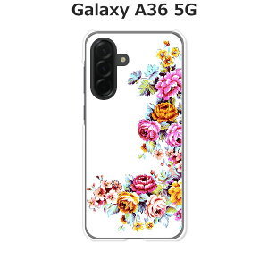 Galaxy A36 5G SC-54F / SM-A366Q ���� �P�[�X/�J�o�[ �y�����|�C���gFLOWER �N���A�P�[�X�f�ށz�M�����N�V�[A36�X�}�z�P�[�X �h�R�� �M�����N�V�[A365G �g�уP�[�X GalaxyA365g �g�уJ�o�[